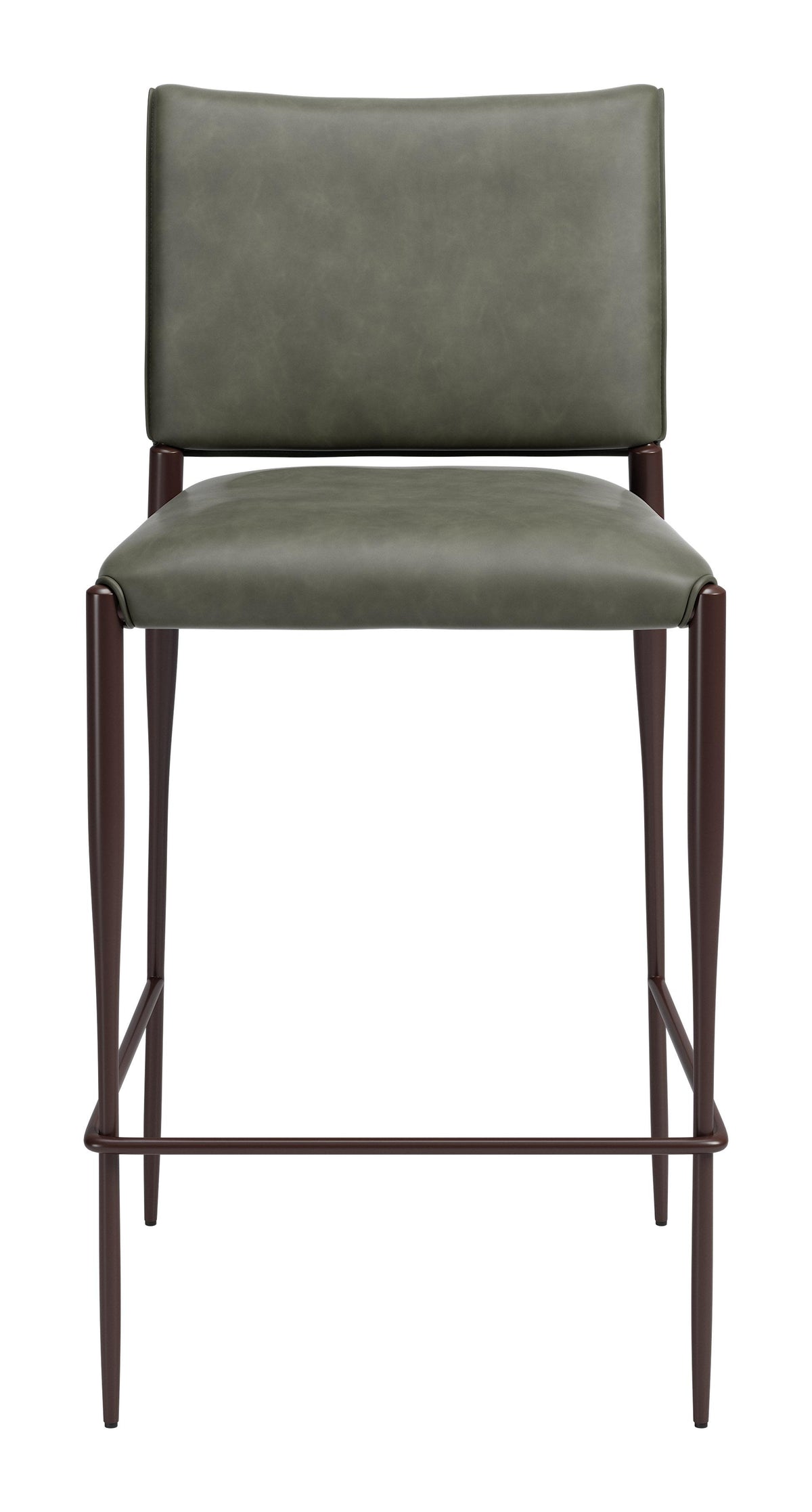 ZUO Freesia Barstool (Set of 2) Olive Green