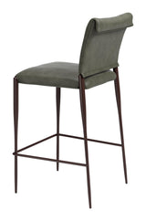 ZUO Freesia Barstool (Set of 2) Olive Green