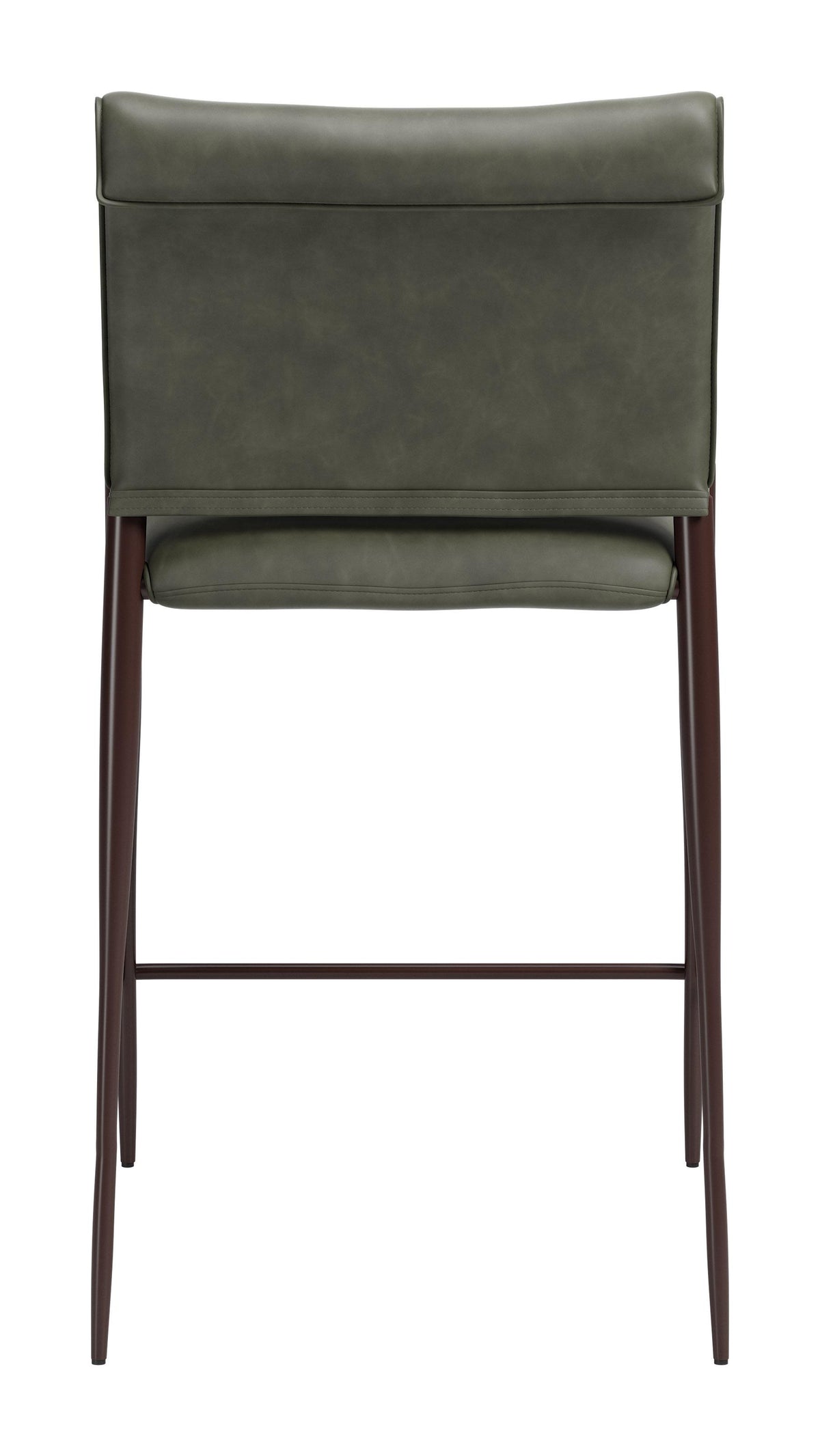 ZUO Freesia Counter Stool (Set of 2) Olive Green