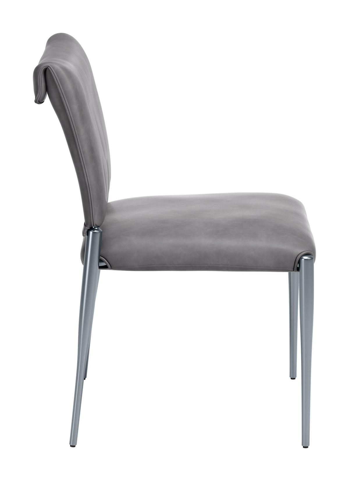 ZUO Freesia Dining Chair (Set of 2) Charcoal Gray