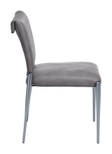 ZUO Freesia Dining Chair (Set of 2) Charcoal Gray