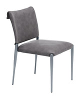 ZUO Freesia Dining Chair (Set of 2) Charcoal Gray