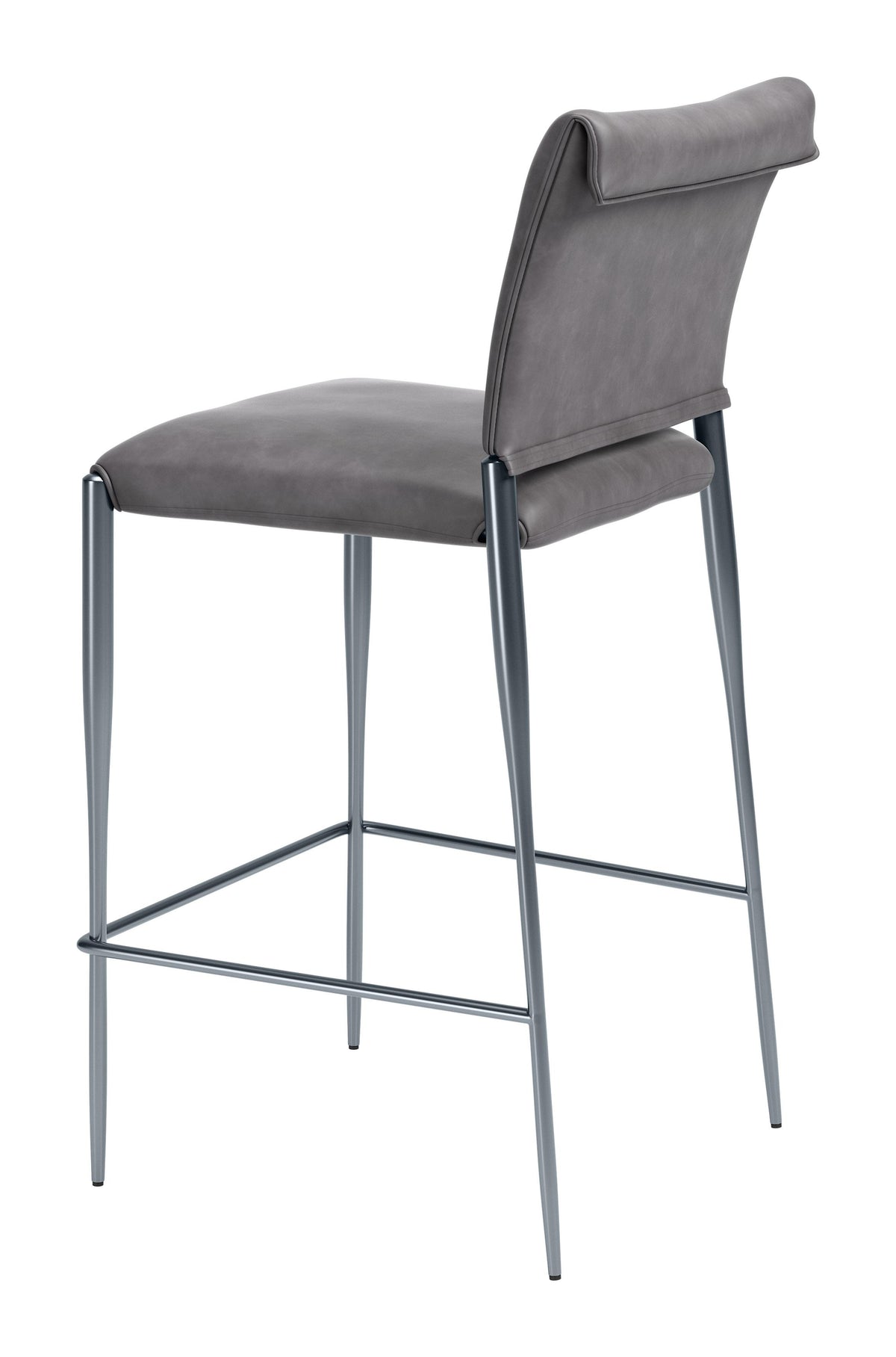 ZUO Freesia Barstool (Set of 2) Charcoal Gray