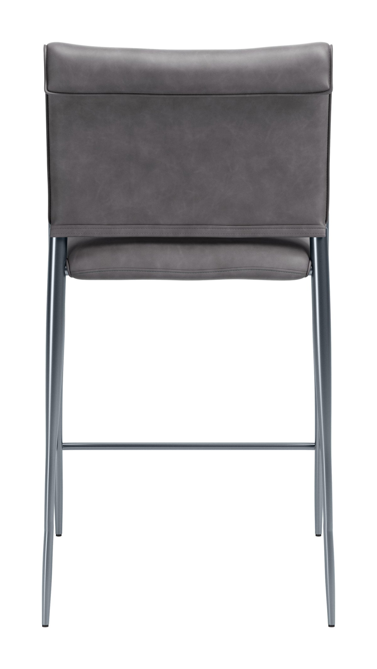 ZUO Freesia Counter Stool (Set of 2) Charcoal Gray