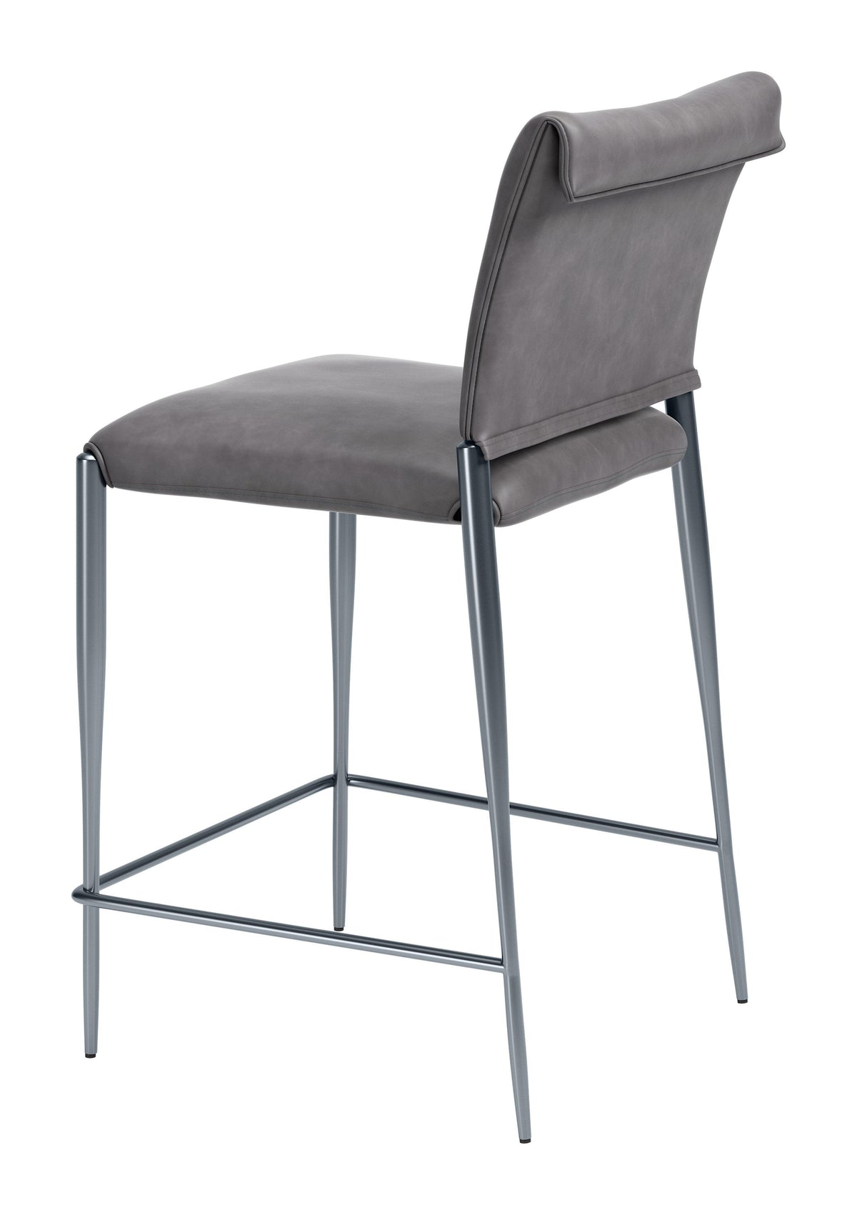 ZUO Freesia Counter Stool (Set of 2) Charcoal Gray