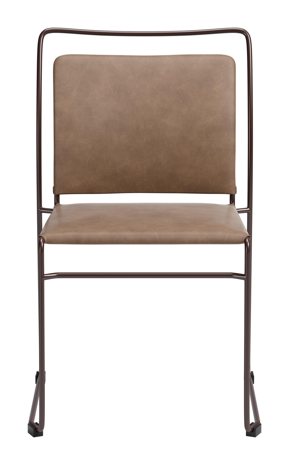 ZUO Verbena Dining Chair (Set of 2) Brown