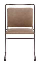ZUO Verbena Dining Chair (Set of 2) Brown