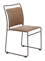 ZUO Verbena Dining Chair (Set of 2) Brown