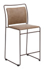 ZUO Verbena Counter Stool (Set of 2) Brown