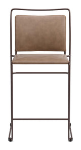 ZUO Verbena Counter Stool (Set of 2) Brown