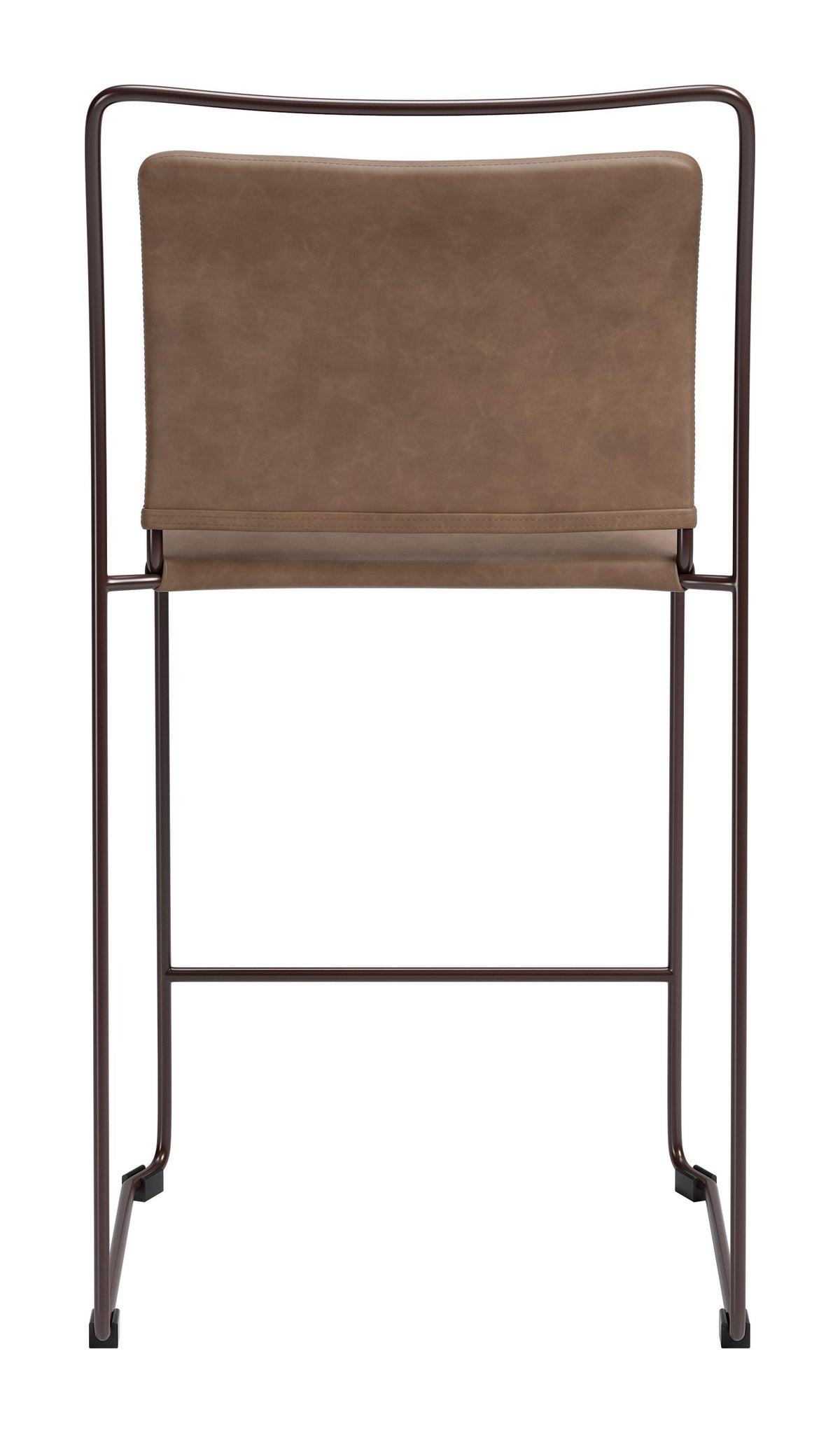 ZUO Verbena Counter Stool (Set of 2) Brown