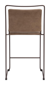 ZUO Verbena Counter Stool (Set of 2) Brown