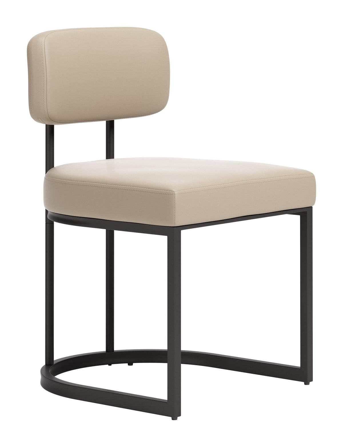 ZUO Velar Dining Chair (Set of 2) Beige & Gray