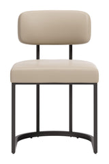 ZUO Velar Dining Chair (Set of 2) Beige & Gray