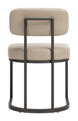 ZUO Velar Dining Chair (Set of 2) Beige & Gray