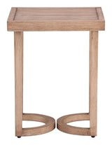 ZUO Leto Side Table Brown