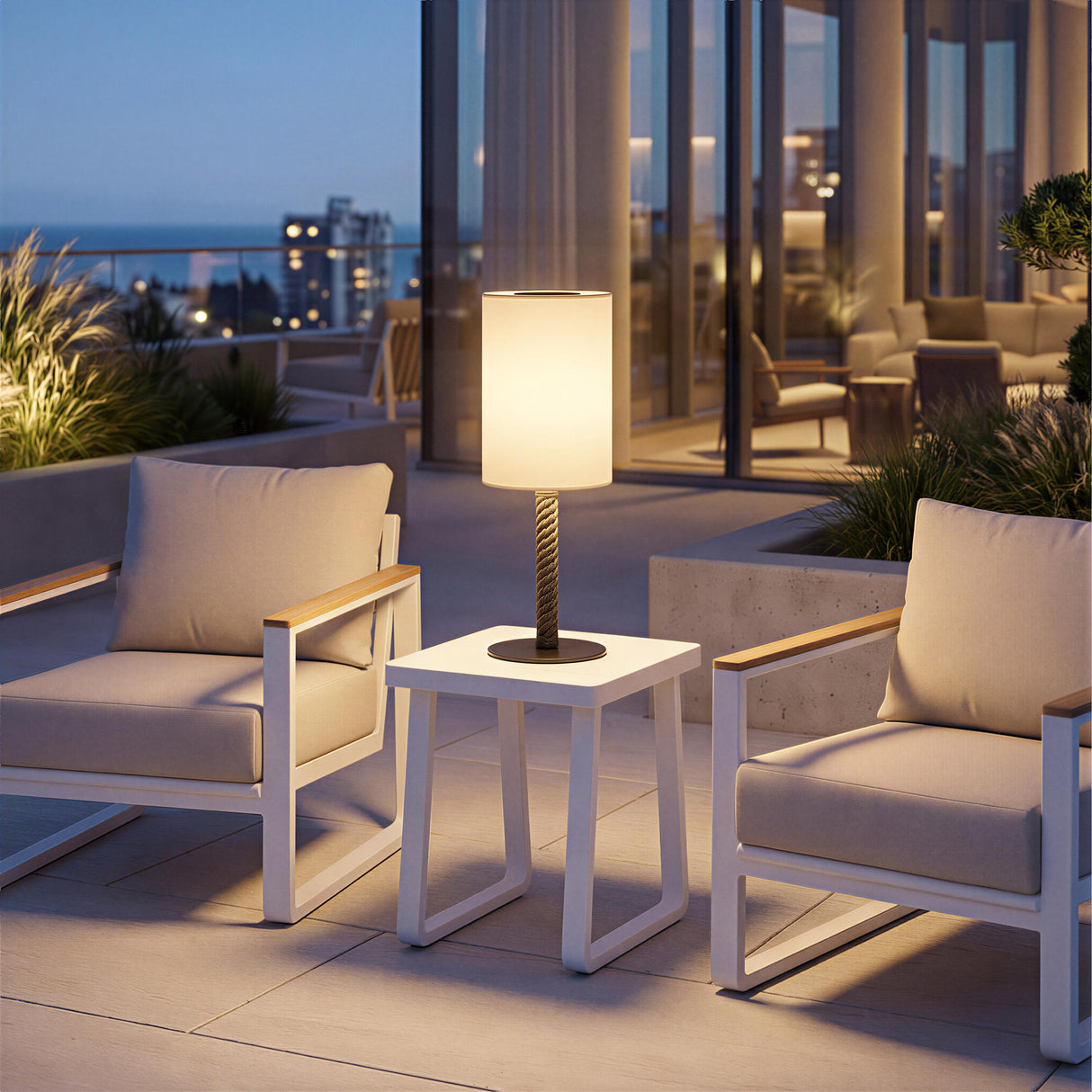 ZUO Welt Side Table White