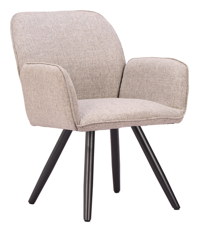 ZUO Sieve Swivel Dining Chair (Set of 2) Beige