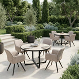 ZUO Sieve Swivel Dining Chair (Set of 2) Beige