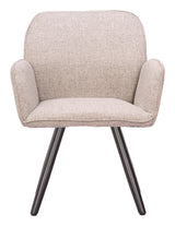 ZUO Sieve Swivel Dining Chair (Set of 2) Beige