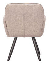 ZUO Sieve Swivel Dining Chair (Set of 2) Beige
