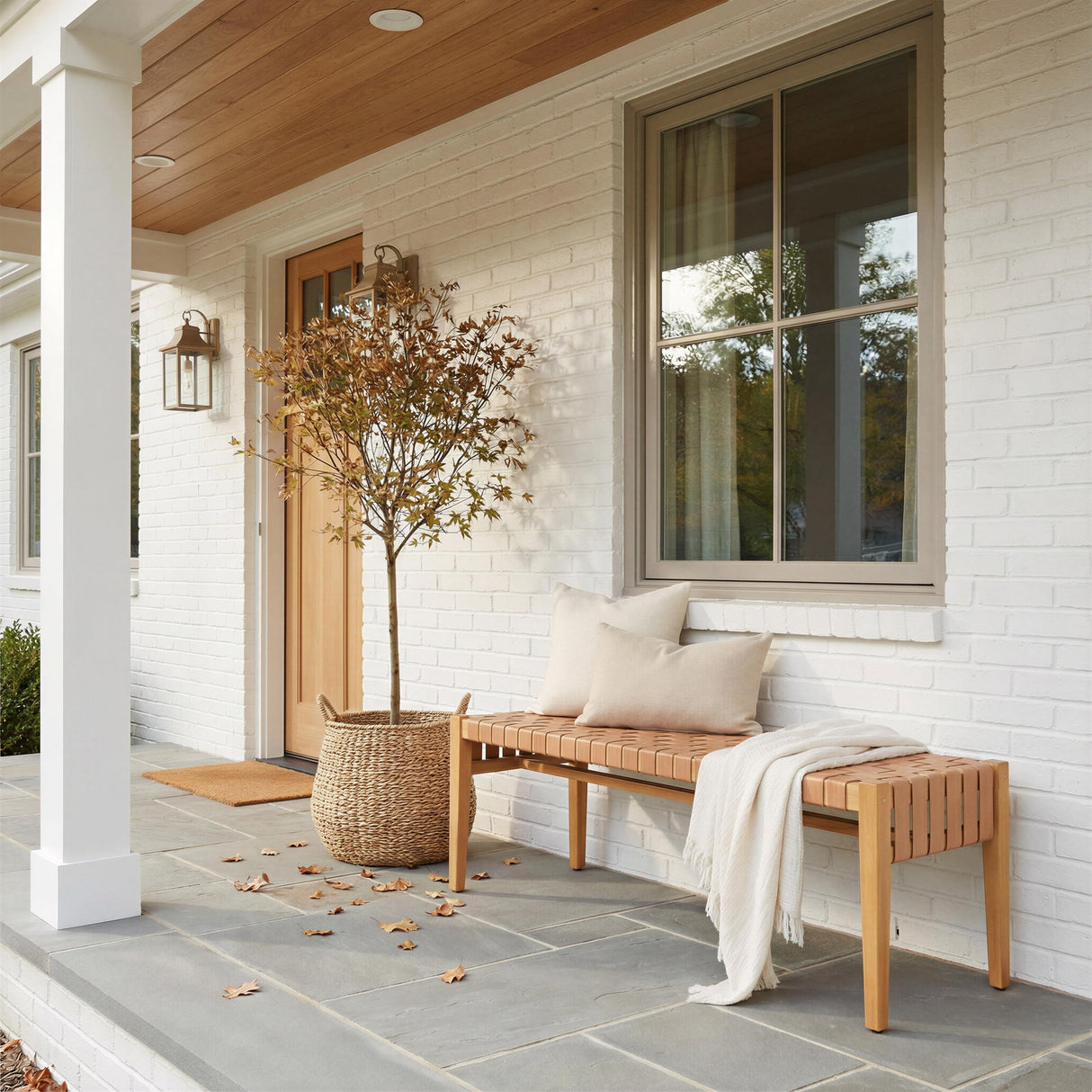ZUO Mizuya Bench Brown