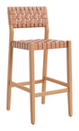 ZUO Mizuya Barstool Brown