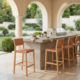 ZUO Mizuya Barstool Brown