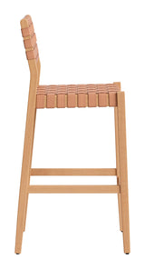 ZUO Mizuya Barstool Brown
