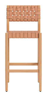 ZUO Mizuya Barstool Brown