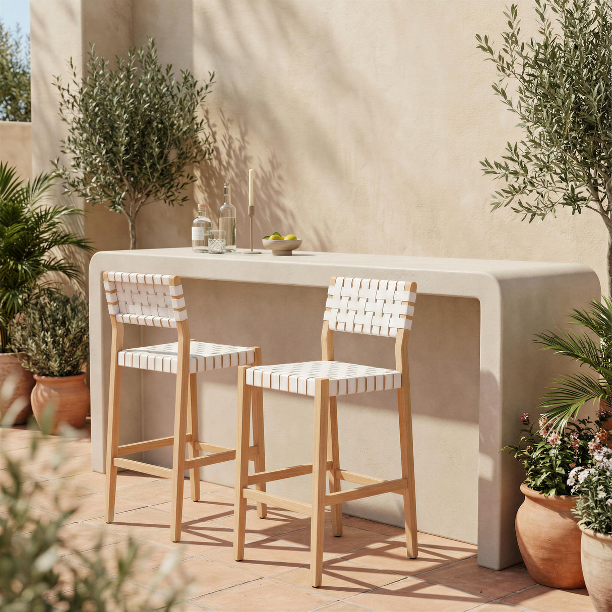 ZUO Mizuya Barstool White