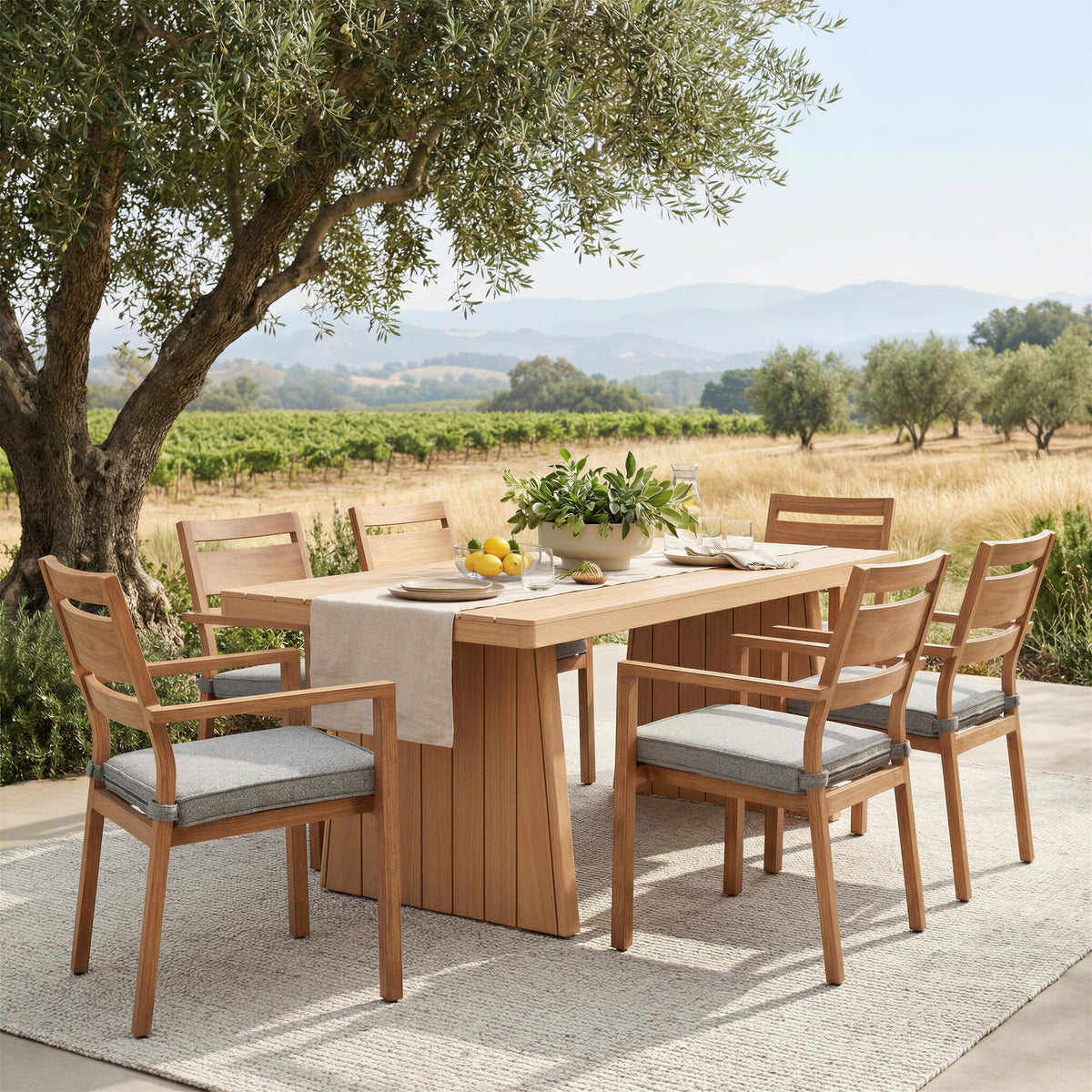 ZUO Nimone Dining Table Natural
