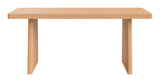 ZUO Nimone Dining Table Natural