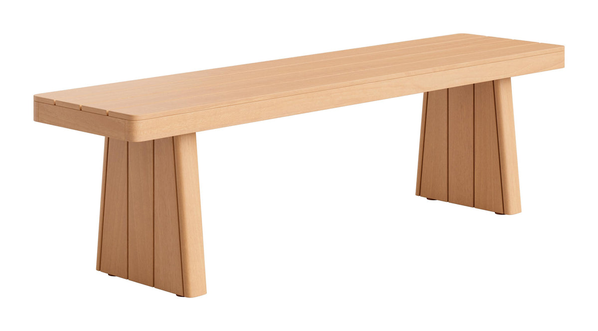ZUO Nimone Bench Natural