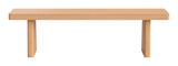 ZUO Nimone Bench Natural