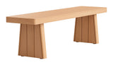ZUO Nimone Bench Natural