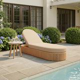 ZUO Sakina Chaise Lounge Brown
