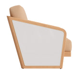 ZUO Sakina Lounge Chair Brown