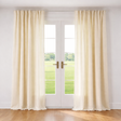 Ann Gish Cream 84x50 Gather Curtain