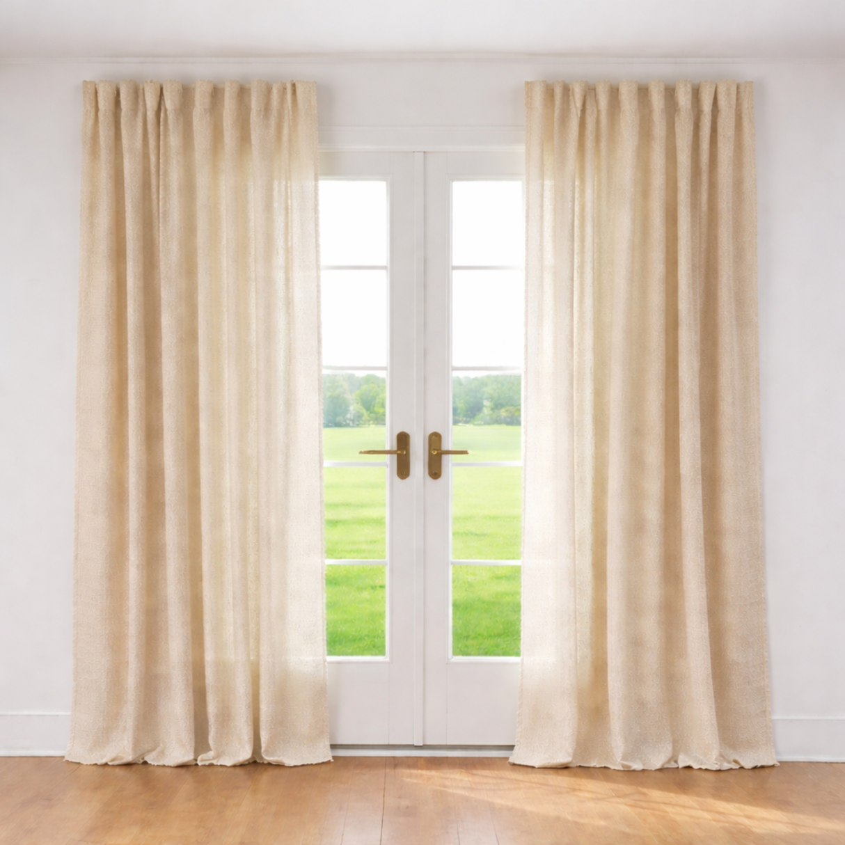 Ann Gish Amaranth 84x50 Ficelle Curtain