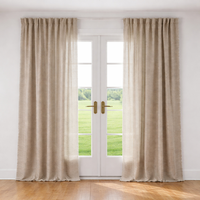 Ann Gish Buckwheat 108x50 Ficelle Curtain
