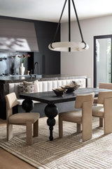 Surya Akado AKDO-003 30"H x 80"W x 40"D Dining Table/Seating