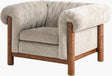 Surya Alden ALDN-003 31"H x 43"W x 39"D Accent Chair
