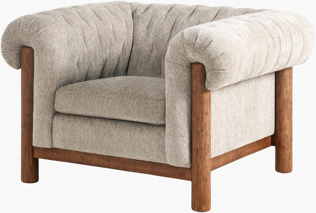 Surya Alden ALDN-003 31"H x 43"W x 39"D Accent Chair