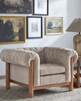 Surya Alden ALDN-003 31"H x 45"W x 40"D Accent Chair