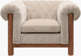 Surya Alden ALDN-003 31"H x 45"W x 40"D Accent Chair