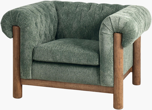 Surya Alden ALDN-004 31"H x 43"W x 39"D Accent Chair