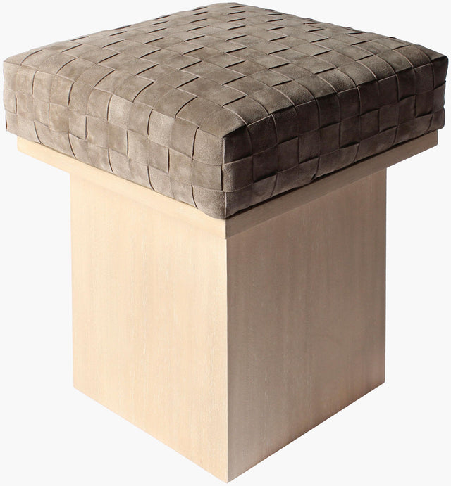 Surya Aarohi ARHI-001 20"H x 17"W x 17"D Bench/Ottoman/Stool