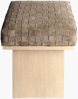 Surya Aarohi ARHI-001 20"H x 17"W x 17"D Bench/Ottoman/Stool