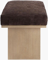 Surya Aarohi ARHI-002 20"H x 17"W x 17"D Bench/Ottoman/Stool